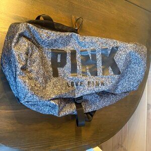 Victoria’s Secret Pink Campus Convertible Duffle Bag to Backpack Heather Gray